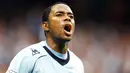 Manchester City's Brazilian forward Robinho shouts during their English Premier League football match against Chelsea at The City of Manchester Stadium in Manchester on September 13, 2008. AFP PHOTO/ADRIAN DENNIS