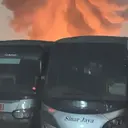50 Bus Sinar Jaya Terbakar, Ledakan Terdengar Berkali-kali
