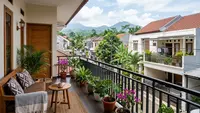 8 Desain Balkon Rumah yang Berhadapan dengan Tetangga, Tetap Nyaman dan Punya Pemandangan Indah