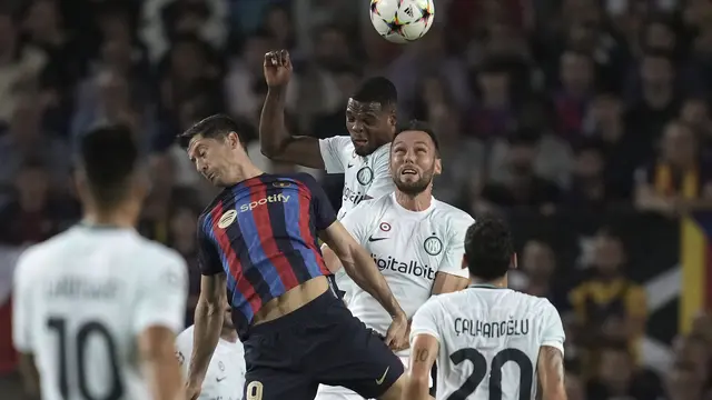 Drama 6 Gol, Barcelona Vs Inter Milan Berakhir Imbang