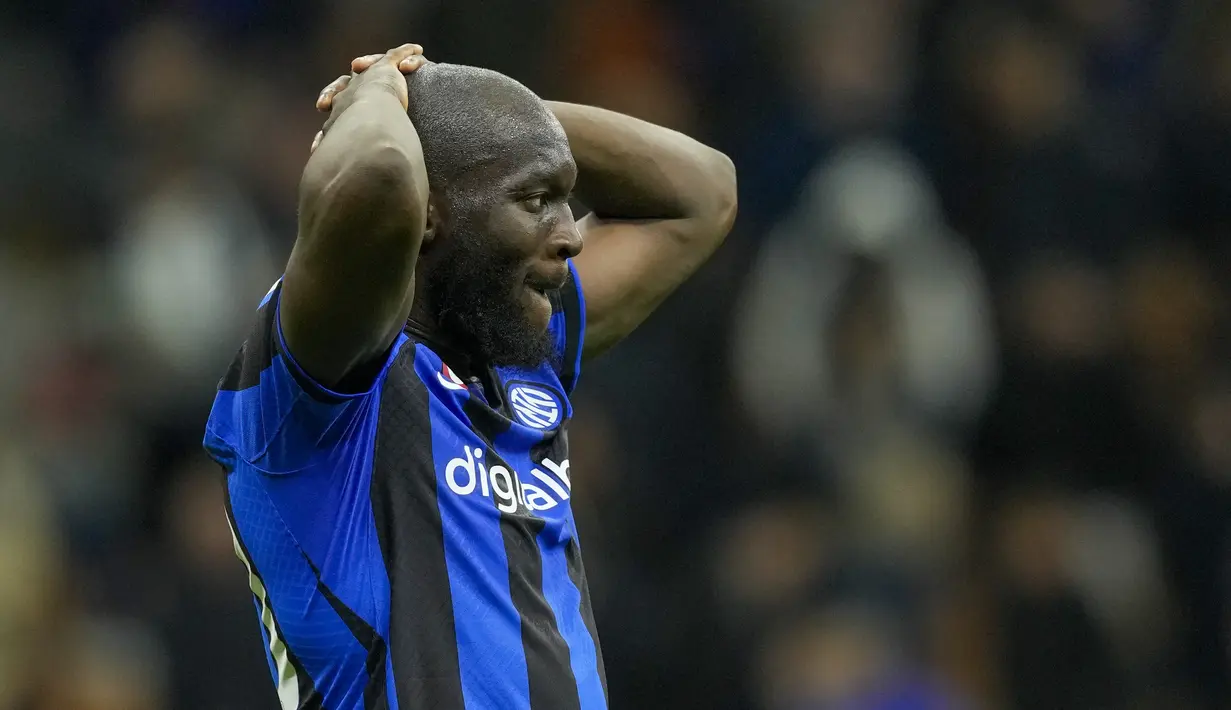 Inter Milan kembali gagal menang di Liga Italia Serie A. (AP Photo/Antonio Calanni)