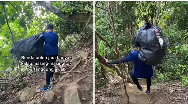 Gagal Piknik, Pria Ini Lebih Memilih Untuk Kumpulkan Sampah di Tempat Wisata