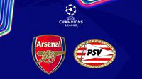 Liga Champions - Arsenal Vs PSV (Bola.com/Adreanus Titus)