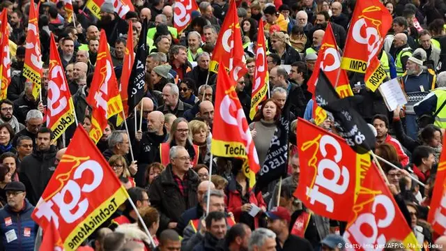 Demonstrasi di Prancis.