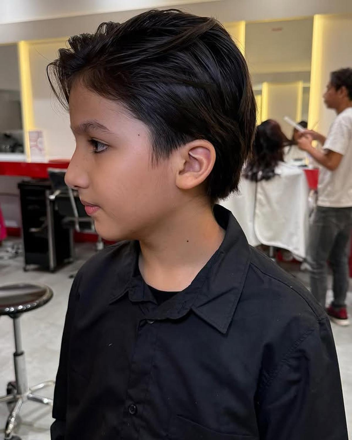 Sering Dikira Anak Perempuan, 7 Potret Malik Anak Sulung Tasyi Athasyia Potong Rambut Panjangnya