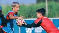 Persik Kediri bersiap menjalani turnamen pramusim di Malaysia. (Doc Persik)