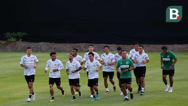 Latihan Timnas Indonesia jelang hadapi Argentina