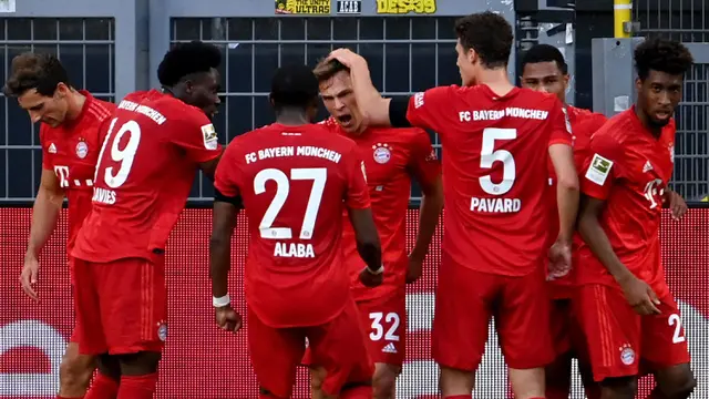 Gol Joshua Kimmich Bawa Bayern Munchen Bungkam Dortmund