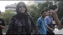 Berdasarkan informasi yang dihimpun, penyidik akan menggali informasi dari Ratu Rita terkait transaksi suap yang dilakukan suaminya dan Romi Herton , Jakarta, Selasa (19/8/2014) (Liputan6.com/Herman Zakharia)