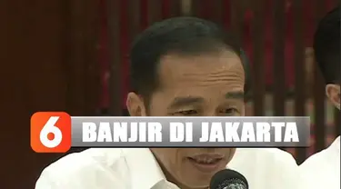 Jakarta sempat dikepung banjir beberapa jam kemarin, ini komentar Presiden Jokowi.