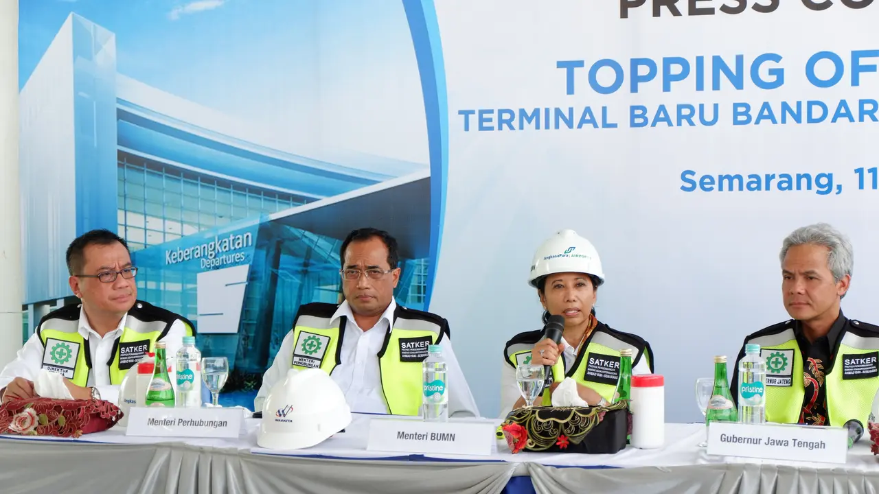 Menteri Rini: Saya berharap proyek ini bisa selesai tepat waktu dan pada akhirnya bisa digunakan oleh masyarakat