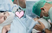 7 Potret Kesha Ratuliu Melahirkan Anak Ketiga, Penuh Haru