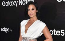 Demi Lovato cantik dan seksi di peluncuran Galaxy S6 Edge Plus