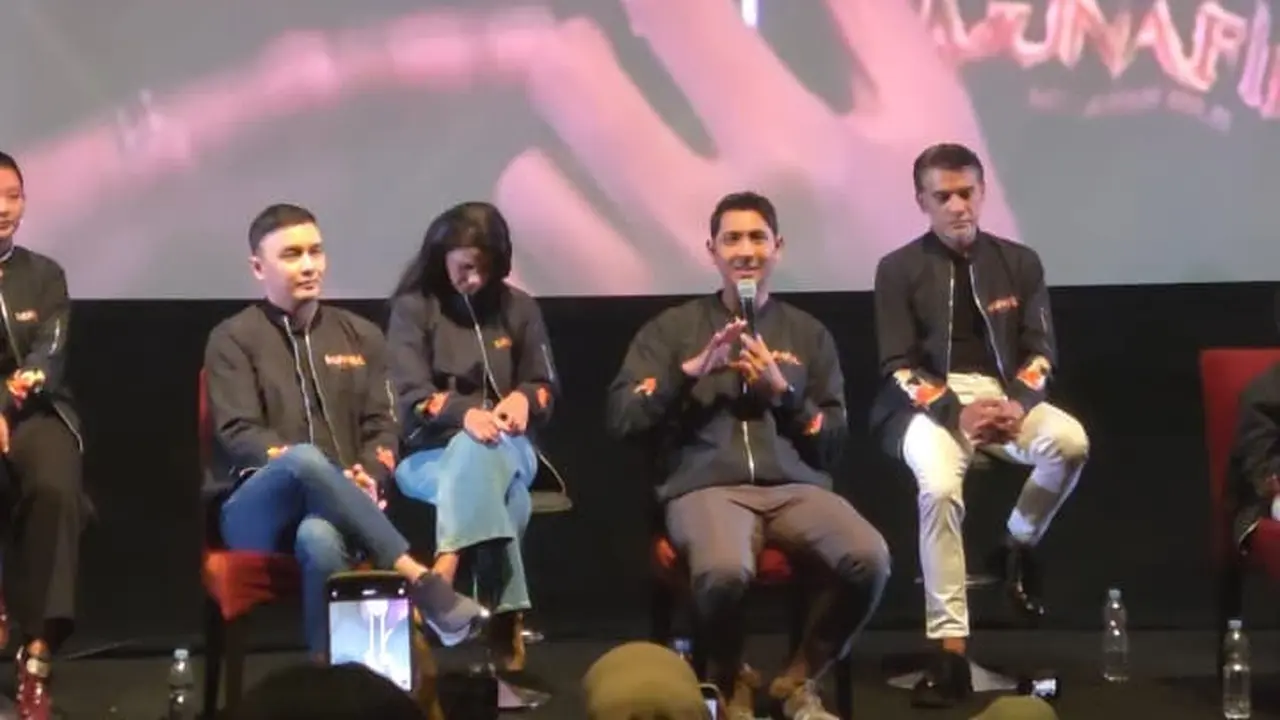 Konferensi pers film Munafik: Melawan Iblis. (Ratnaning Asih/ Liputan6.com)
