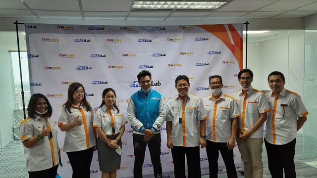 Baim Wong saat memeriksakan kesehatan di Fastlab (ist)