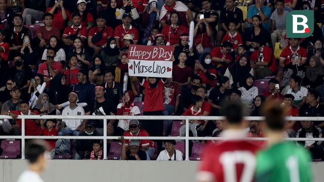 Foto: Momen Menarik saat Timnas Indonesia U-23 Melawan Chinese Taipe, Ada yang Kasih Ucapan Selamat Ultah untuk Marselino Ferdinan