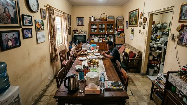 Meja Makan Terlalu Panjang