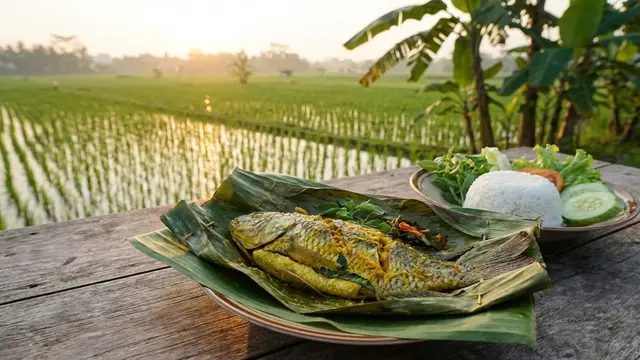 Pepes Ikan, Ide Menu Lebaran untuk yang Lagi Diet/Gemini AI