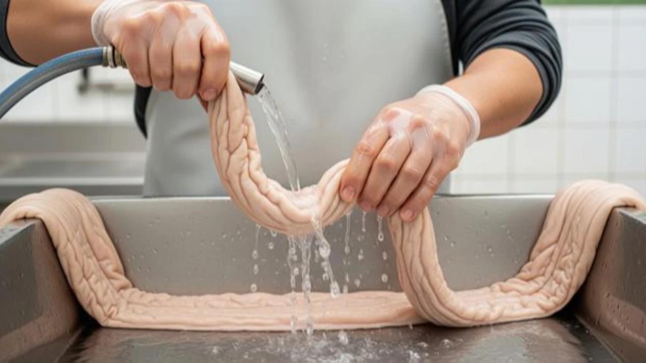Tips Mencuci Usus Sapi, Bau Amis Hilang dan Hasilnya Empuk
