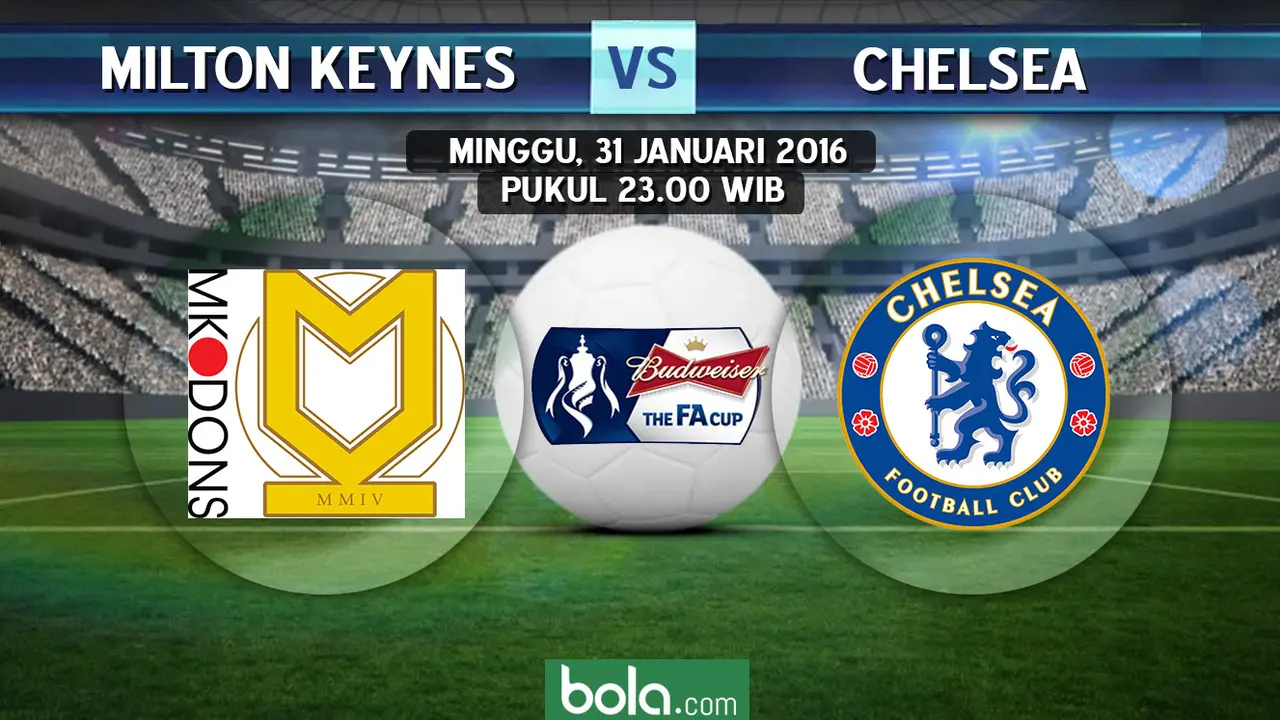 Milton Keynes vs Chelsea (bola.com/Rudi Riana)