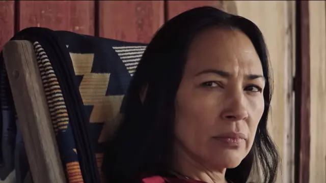 Irene Bedard sebagai Floating Hawk dalam The Curse of Rosalie. (Foto: Dok. Singing River Productions/ Veteran Films)