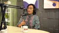 Menteri Keuangan Sri Mulyani Indrawati dalam Podcast Sekretariat Kabinet dengan judul Ngobrol Seru Bareng Sri Mulyani: Pemerintahan Bukanlah Tembok.