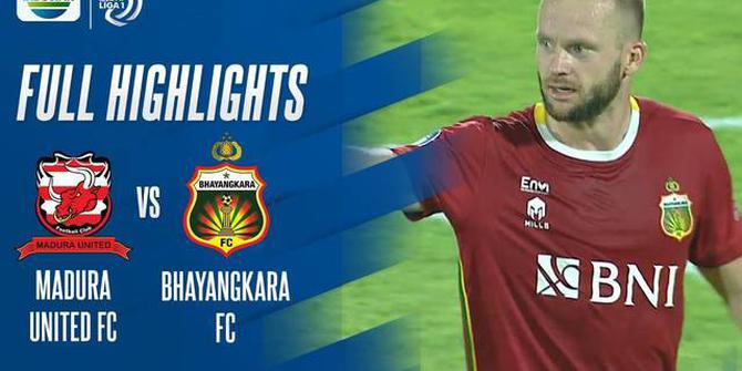 VIDEO: Laga Seru, Bhayangkara FC Kalahkan Madura United Pada Pekan ke-19 BRI Liga 1