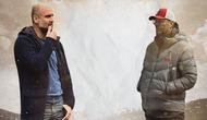 Ilustrasi - Pep Guardiola dan Jurgen Klopp (Bola.com/Adreanus Titus)
