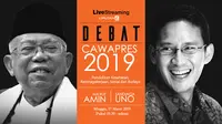 Live streaming debat cawapres 2019. (Liputan6.com)