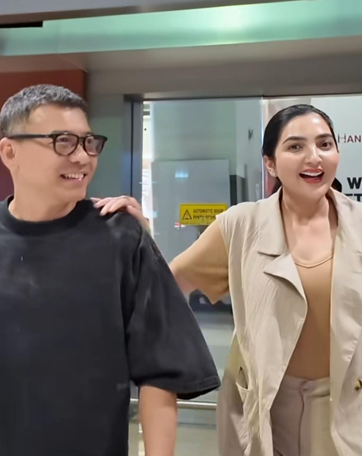 Momen Lucu Ashanty Salah Tepuk Pundak Orang Lain dengan Sebutan Sayang yang Dikira Anang Hermansyah