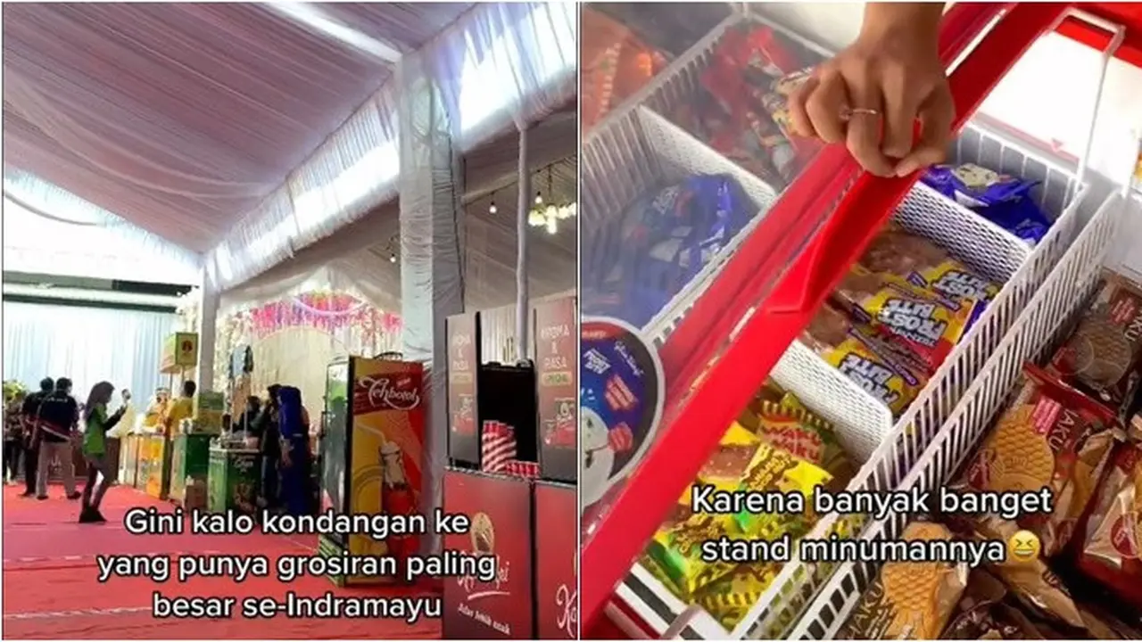 Viral Wanita Ini Datangi Kondangan Pemilik Toko Grosir, Bak Jajan di Pameran