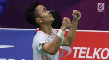 Lin Dan gagal melaju ke babak kedua China Open 2018 setelah takluk dari tunggal putra Indonesia, Anthony Sinisuka Ginting, 24-22, 5-21, 19-21, Selasa (18/9/2018).