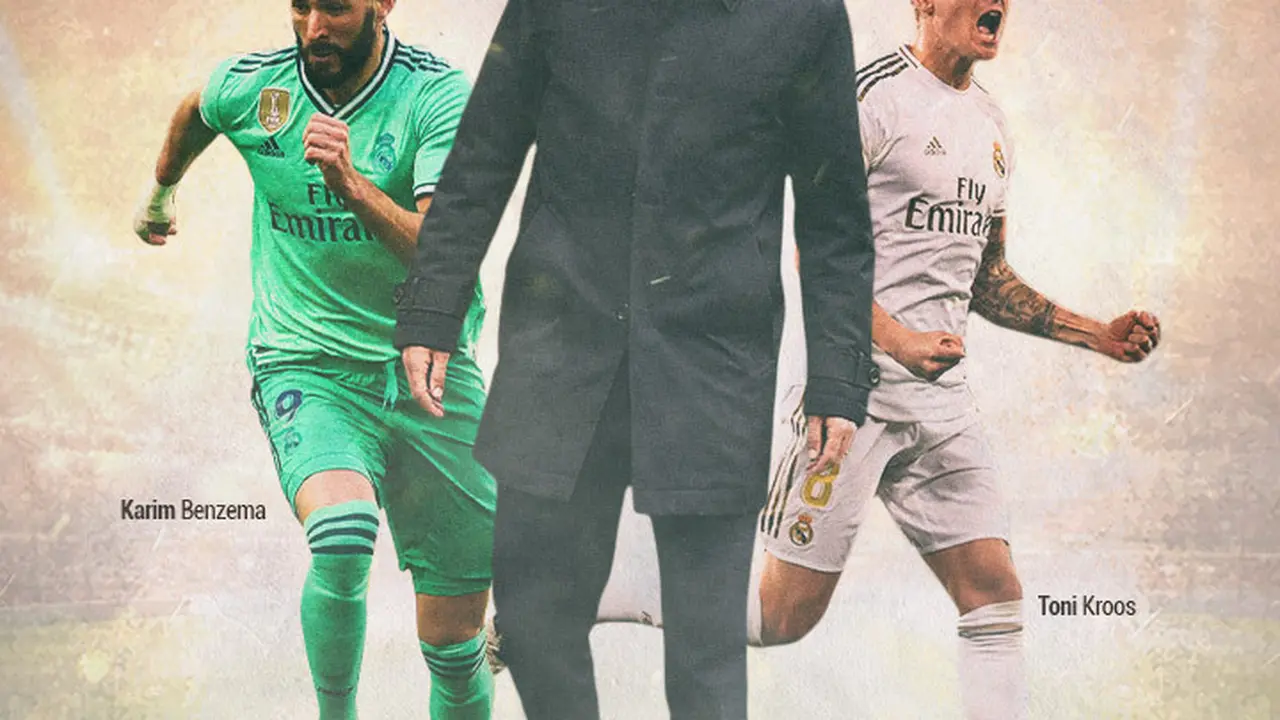 Real Madrid - Zinedine Zidane, Karim Benzema, Toni Kroos
