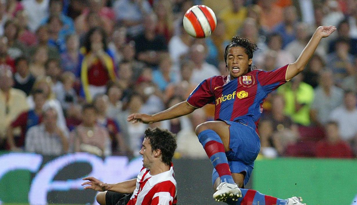 Giovanni Dos Santos hanya semusim di tim Barcelona senior pada musim 2007-2008 dan bermain dalam 28 pertandingan. (AFP/Cesar Rangel)