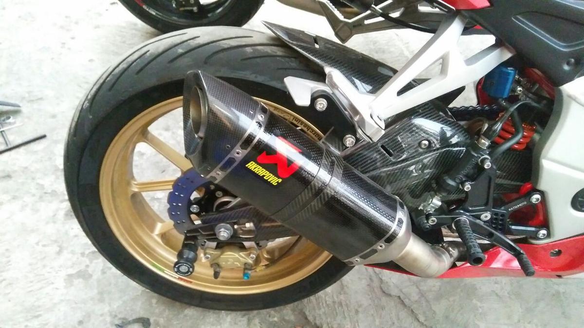cbr250rr akrapovic full system