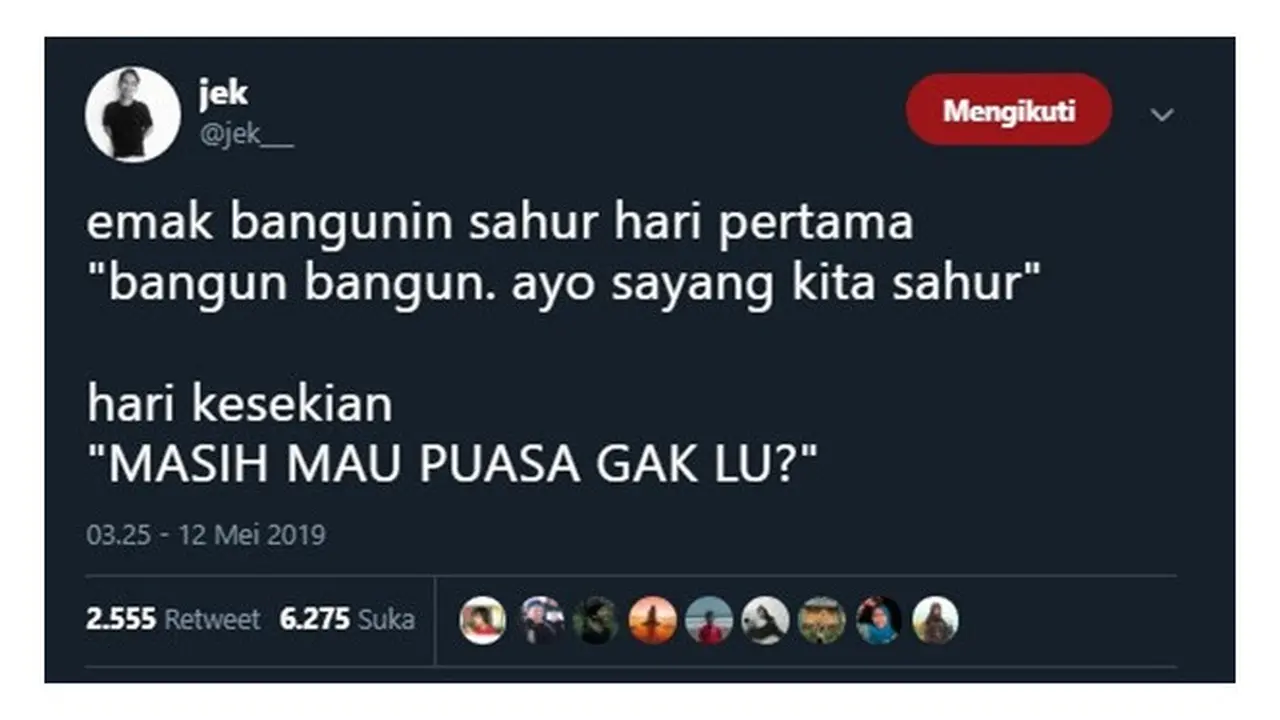 Bedanya Saat Emak Bangunin Sahur Hari Pertama Vs Terkahir