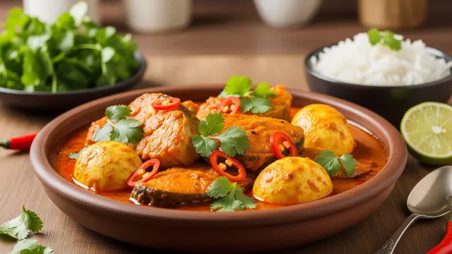 Olahan Gulai Telur Ikan Lele