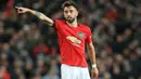 5. Bruno Fernandes - Keputusan Ole Gunnar Solskjaer mendatangkan Fernandes memang sangat tepat. Bruno Fernandes berhasil mencetak tiga gol dan empat assist dari sembilan pertandingan yang sudah dijalani bersama Manchester United musim ini. (AFP/Lindsey Parnaby)