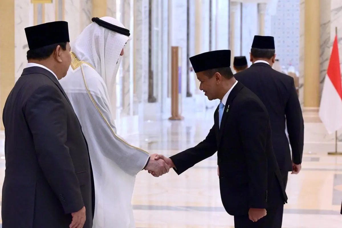 Presiden Prabowo Subianto bertemu Presiden UEA Mohamed bin Zayed Al Nahyan