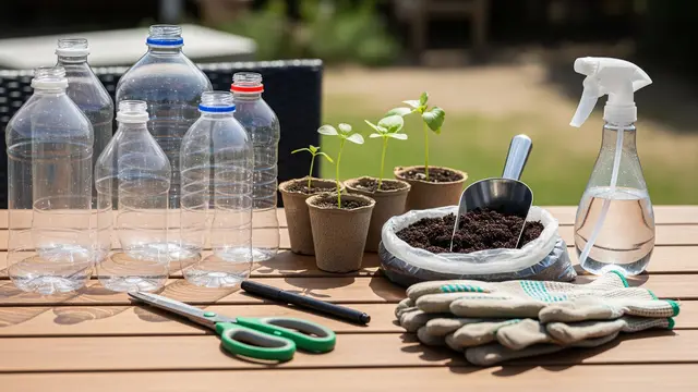 Cara Membuat Greenhouse Mini dari Botol Plastik/AI Generated