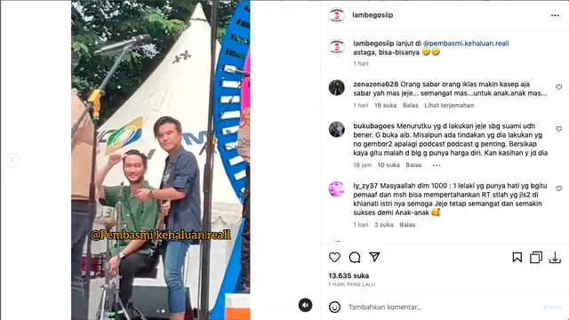 Viral Reaksi Jeje Govinda Saat Manggung dan Digoda Penonton Terkait Isu Dugaan Perselingkuhan Syahnaz Sadiqah dan Rendy Kjaernett