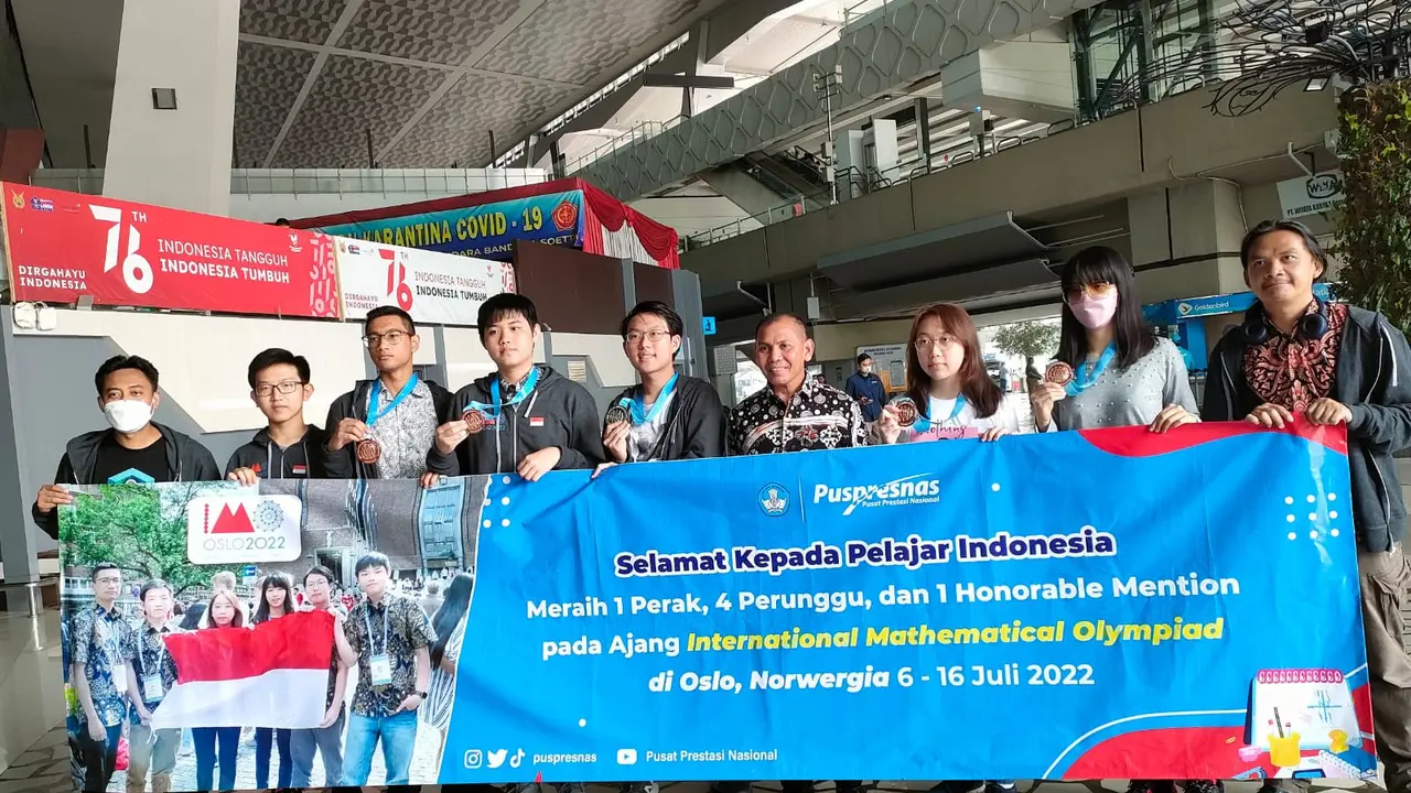 Kemendikbudristek Apresiasi Capaian Prestasi Olimpiade Matematika Indonesia di Oslo.