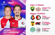 Jadwal Eredivisie 2026/27 Matchweek ke-9: Ujian untuk Tim Papan Atas Hanya di Vidio