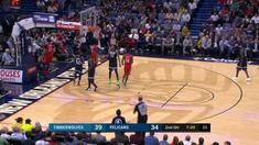 Andrew Wiggins scores 28 points and grabs eight rebounds to lead the Timberwolves past the Pelicans, 120-102.