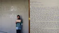 remaja Gresik kirim surat ke PM Australia