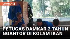 Tidak Punya Markas, Pemadam Kebakaran di Tasikmalaya Ngantor di Kolam Ikan