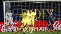 Atletico Madrid takluk 1-2 dari Villarreal dalam laga lanjutan La Liga 2017-2018 di Estadio de la Ceramica, Minggu (18/3/2018) atau Senin (19/3/2018) dini hari WIB.  (AP Photo/Alberto Saiz)