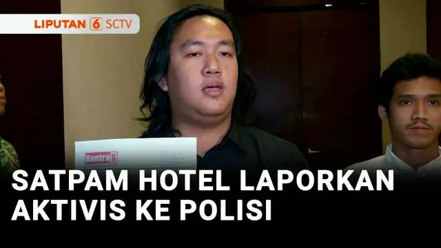 Aksi penggerudukan rapat Panitia Kerja Revisi Undang-Undang TNI oleh para aktivis di salah satu hotel mewah di Jakarta Pusat, Sabtu malam berbuntut panjang. Petugas keamanan hotel melaporkan para aktivis ke Polda Metro Jaya.