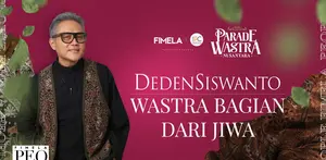 Fashion designer Deden Siswanto menekuni dunia wastra Indonesia dan menciptakan karya terbaiknya dengan kain-kain yang disulap menjadi karya yang indah.
