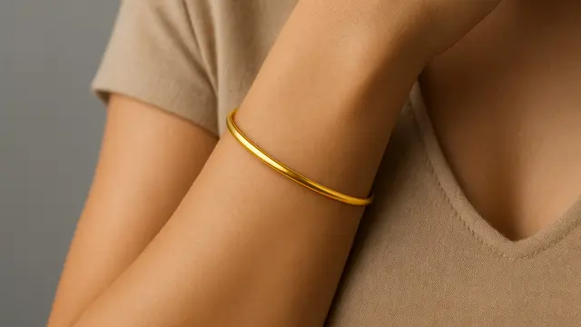 Rekomendasi Gelang Emas 24 Karat 1 Mayam Minimalis dan Stylish 2025,Cocok untuk Penggunaan Harian dan Investasi
